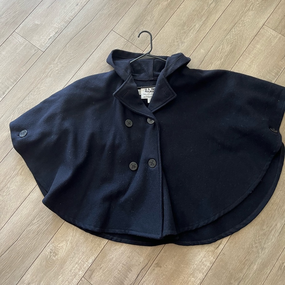 Vintage Schott Navy wool cape US 740N